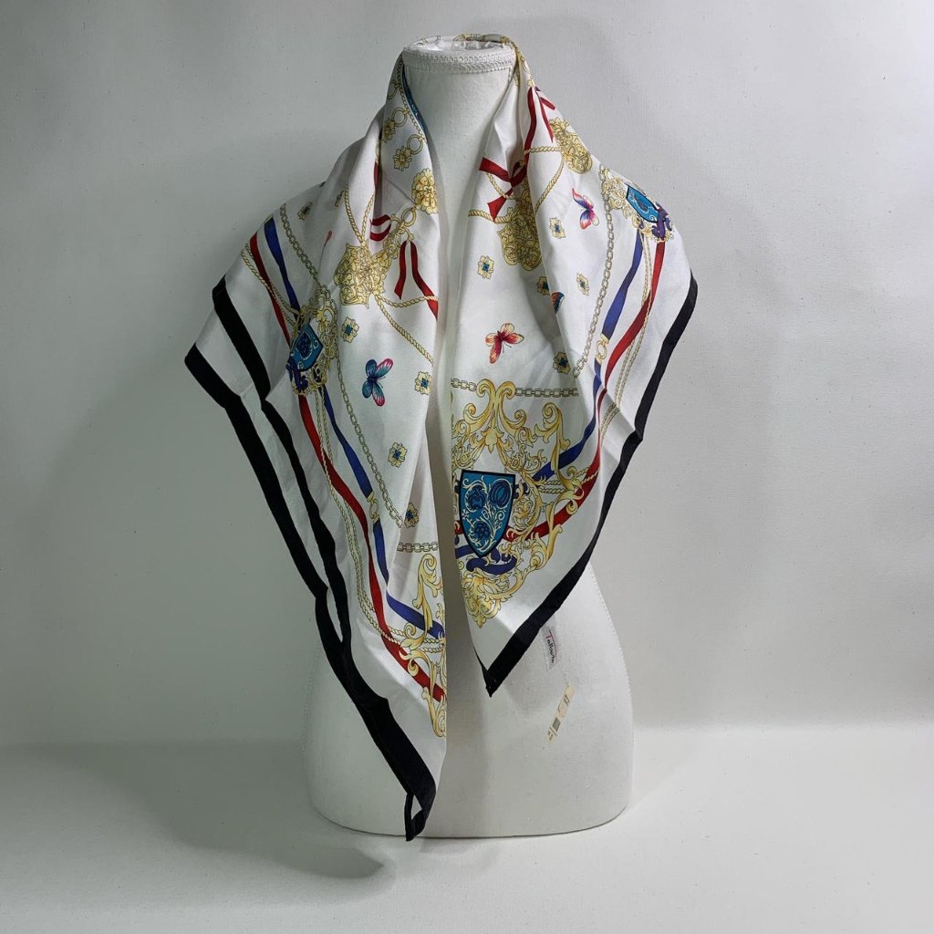 Vintage Talbots Scarf Is Crafted From 100 Silk
